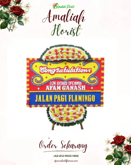 Sewa Papan Bunga Takari